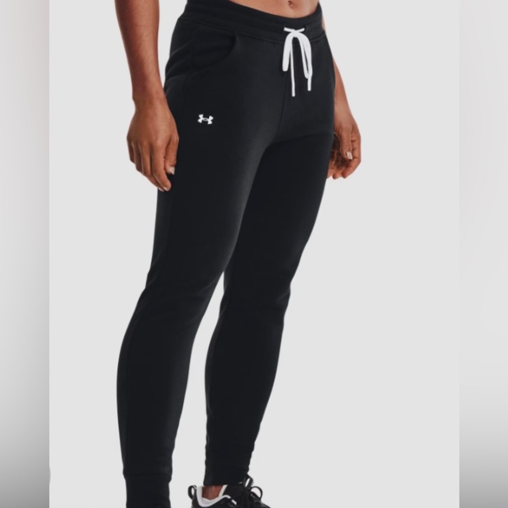 Women’s Under Armour Purple Rival Fleece Taper Pants